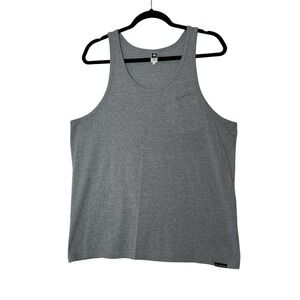 Raw Gear Men's Medium Gray Muscle‎ Gym Workout Tank Top Gray Reflective